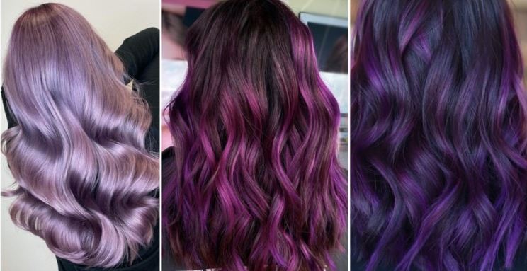 purple hair dye